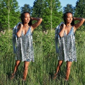 Free People Bali Over The Rainbow Mini Dress